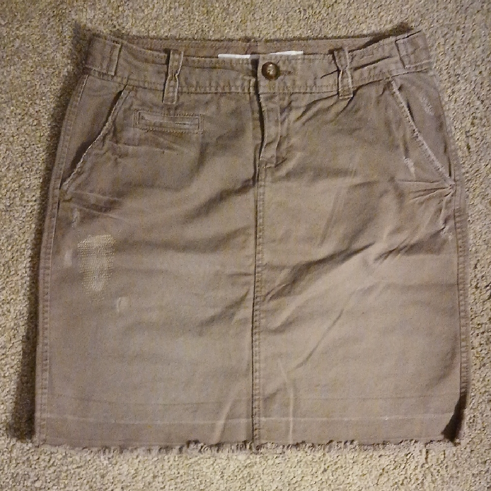 Old Navy Tan Mini Skirt